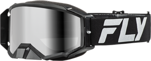 Fly Racing - Zone Elite Goggle Black/silver W/ Silver Mirror/smoke Lens - 37-51905