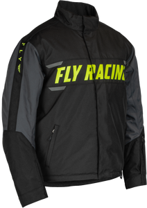 Fly Racing - Outpost Jacket Black/grey/hi-vis Sm - 470-5503S