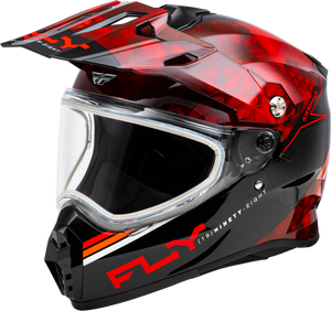 Fly Racing - Trekker Cw Conceal Helmet Dual Shld Red/black Xs - 73-31358XS Fly Racing - Trekker Cw Conceal Helmet Dual Shld Red/black Xs - 73-31358XS