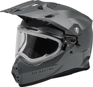 Fly Racing - Trekker Cw Solid Helmet Elec Shld Grey Sm - 73-31365S Fly Racing - Trekker Cw Solid Helmet Elec Shld Grey Sm - 73-31365S