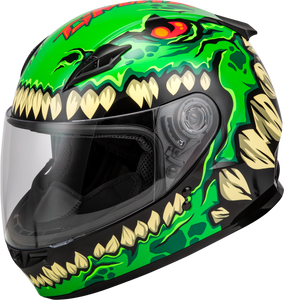 Gmax - Youth Gm-49y Drax Helmet Green Ym - F1499051