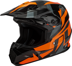 Gmax - Mx-96 Splinter Helmet Black/orange Md - D3961495