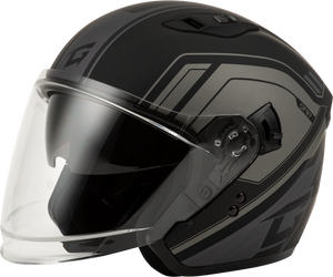 Gmax - Of-87 Duke Helmet W/led Light Matte Blk/grey 2x - O1187508