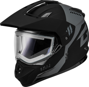 Gmax - Gm-11s Ronin Snow Helmet W/ Elec Shld Matte Blk/silver Xs - A4115813 Gmax - Gm-11s Ronin Snow Helmet W/ Elec Shld Matte Blk/silver Xs - A4115813