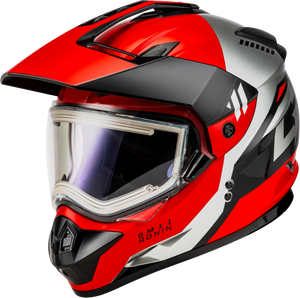 Gmax - Gm-11s Ronin Snow Helmet W/ Electric Shield Black/red Xs - A4115153