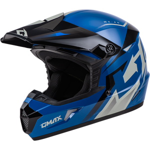 Gmax - Mx-46 Compound Helmet Blue/black/grey Md - D3464435 Gmax - Mx-46 Compound Helmet Blue/black/grey Md - D3464435