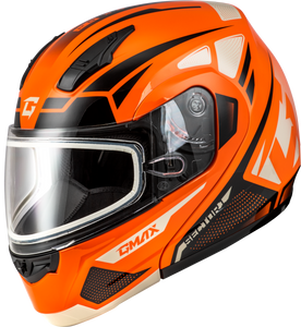 Gmax - Md-04s Sector Snow Helmet Orange/black Xl - M2043287 Gmax - Md-04s Sector Snow Helmet Orange/black Xl - M2043287