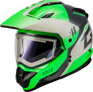 Gmax - Gm-11s Ronin Snow Helmet W/ Elec Shield Green/grey 3x - A41151169 Gmax - Gm-11s Ronin Snow Helmet W/ Elec Shield Green/grey 3x - A41151169
