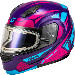 Gmax - Md-04s Sector Snow Helmet W/ Electric Shield Violet/pink Xs - M4043983 Gmax - Md-04s Sector Snow Helmet W/ Electric Shield Violet/pink Xs - M4043983