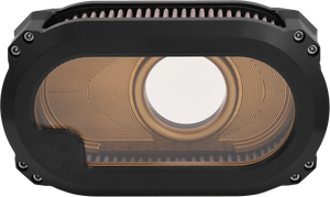 Kens Factory - Nxt Lvl Tc Air Cleaner W/glass Black W/gold - NXT-03BG