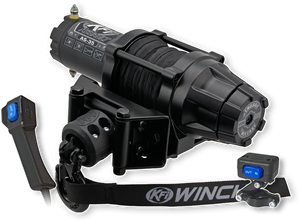 Kfi - 3500lb Synthetic Assualt Series Winch - AS-35