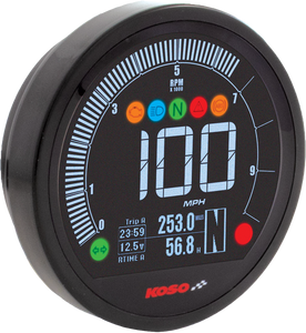 Koso - Dl-04 Speedo Black Universal - BA077300 Koso - Dl-04 Speedo Black Universal - BA077300