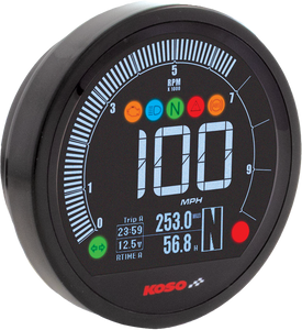 Koso - Dl-04b Speedo Black Yam - BA077201 Koso - Dl-04b Speedo Black Yam - BA077201