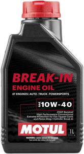 Motul - Break-in Mineral 4t Engine Oil 10w40 1 L - 108080 Motul - Break-in Mineral 4t Engine Oil 10w40 1 L - 108080