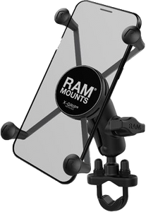 Ram - X-grip Large Phone Mount W/handlebar U-bolt Base Short - RAM-B-149Z-A-UN10U Ram - X-grip Large Phone Mount W/handlebar U-bolt Base Short - RAM-B-149Z-A-UN10U
