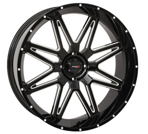 System 3 - St7 Wheel 24x9 5+4 (0mm) 4/137 Gloss Black Milled - 24S3-7237
