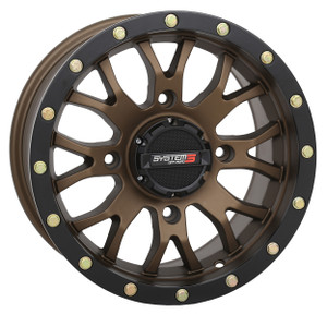 System 3 - St3 Wheel 14x7 5+2 (+30mm) 4/156 Matte Bronze/black - 14S3-1256