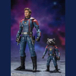 Tamashii Nations - S.H.Figuarts Figures - Marvel - Guardians Of The Galaxy: Volume 3 - Star Lord & Rocket Raccoon