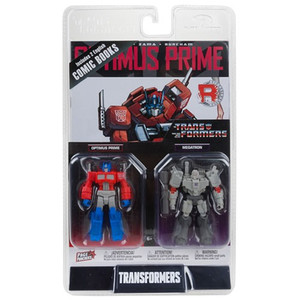 Mcfarlane Toys - Page Punchers 3" Scale Figure w/ Comic - Transformers - W01 - Optimus Prime And Megatron 2-Pack