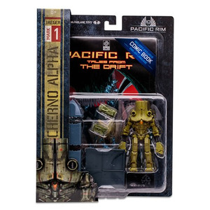 Mcfarlane Toys - Pacific Rim Figures - 4" Scale Cherno Alpha (Jaeger) Figure Playset w/ Comic