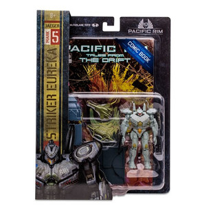 Mcfarlane Toys - Pacific Rim Figures - 4" Scale Striker Eureka (Jaeger) Figure Playset w/ Comic