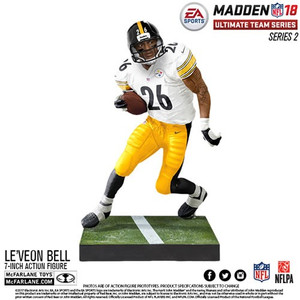Mcfarlane Toys - EA Sports NFL MUT 18 Series 02 Figures - Leveon Bell - Pittsburgh Steelers