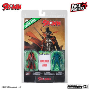 Mcfarlane Toys - Page Punchers 3" Scale Figure w/ Comic - Spawn - W01 - Gunslinger And Auger (Spawn #309)
