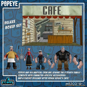 Mezco Toyz - 5 Points Figures - Popeye Boxed Set Mezco Toyz - 5 Points Figures - Popeye Boxed Set