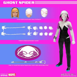 Mezco Toyz - One:12 Collective Figures - Marvel - Ghost-Spider Mezco Toyz - One:12 Collective Figures - Marvel - Ghost-Spider