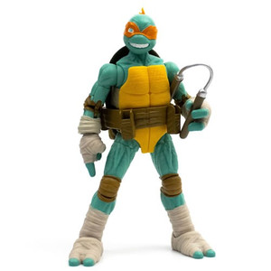 The Loyal Subjects - BST AXN Best Action Figures - TMNT - 5" Michelangelo (Comic Heroes)