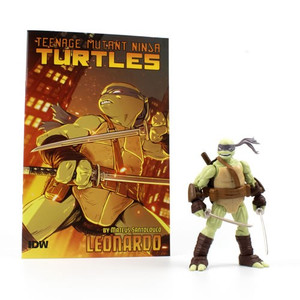 The Loyal Subjects - BST AXN Best Action Figures - TMNT - IDW Comics - 5" Leonardo V2 w/ Limited Edition Comic