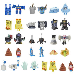 Hasbro Inc - Transformers BotBots Figures - Custodial Crew & Pet Mob 32 Character Bundle - 5S00 - 12 Pack