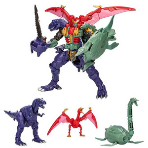 Hasbro Inc - Transformers Gen Legacy United Figures - Commander Class - Beast Wars Universe Magmatron - 5X00 - 2 Pack