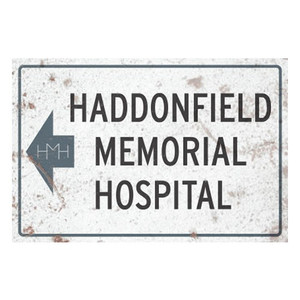 Trick Or Treat Studios - Prop Replicas - Halloween II - Hospital Metal Sign - 5 Pack Trick Or Treat Studios - Prop Replicas - Halloween II - Hospital Metal Sign - 5 Pack