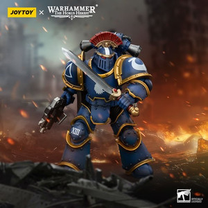 Joytoy - Warhammer 40,000 Figures - 1/18 Scale Ultramarines MKIII Sgt Power Sword (The Horus Heresy)