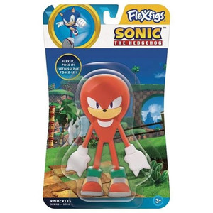 Tcg Toys - FleXfigs Figures - Sonic The Hedgehog - Knuckles Tcg Toys - FleXfigs Figures - Sonic The Hedgehog - Knuckles