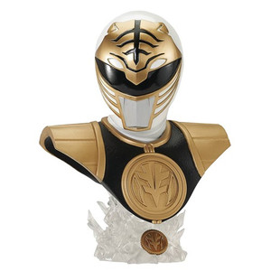 Dst - Legends In 3D Busts - Mighty Morphin Power Rangers - 1/2 Scale White Ranger Dst - Legends In 3D Busts - Mighty Morphin Power Rangers - 1/2 Scale White Ranger