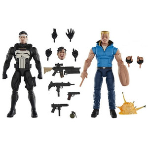 Hasbro Inc - Marvel Legends 6" Figures - The Punisher: War Journal - Punisher And Bushwacker 2-Pack - 5L00 - 4 Pack