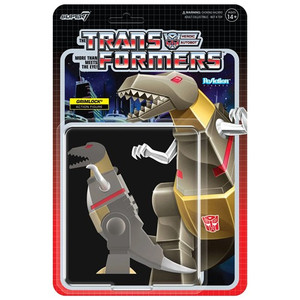 Super7 - ReAction Figures - Transformers - W08 - Grimlock (Metallic) - 4 Pack Super7 - ReAction Figures - Transformers - W08 - Grimlock (Metallic) - 4 Pack