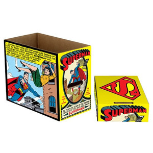 Neca - Comic Books Storage - DC - Superman Comic Panel Short Box - 5 Pack Neca - Comic Books Storage - DC - Superman Comic Panel Short Box - 5 Pack