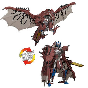 Hasbro Inc - Transformers Figures - TT - Synergenex Series - Transformers X Monster Hunter - Rathalos Prime - 6 Pack