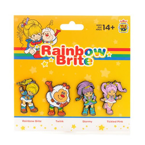 The Loyal Subjects - Pins & Buttons - Rainbow Brite - Enamel Pin Glitter 4-Pack - 6 Pack The Loyal Subjects - Pins & Buttons - Rainbow Brite - Enamel Pin Glitter 4-Pack - 6 Pack