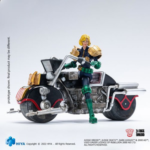 Hiya Toys - Exquisite Mini Figures - Judge Dredd - 1/18 Scale Judge Anderson & Lawmaster MK II Exclusive