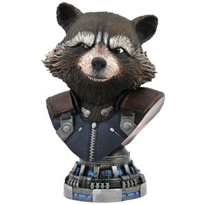 Dst - Legends In 3D Busts - Marvel - 1/2 Scale AVN 4 Endgame Movie - Rocket Raccoon Dst - Legends In 3D Busts - Marvel - 1/2 Scale AVN 4 Endgame Movie - Rocket Raccoon