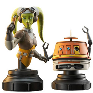 Gentle Giant Studios - Star Wars Mini Busts - Star Wars: Rebels - 1/6 Scale Hera And Chopper 2-Pack Gentle Giant Studios - Star Wars Mini Busts - Star Wars: Rebels - 1/6 Scale Hera And Chopper 2-Pack