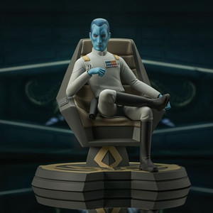 Gentle Giant Studios - Premier Collection Statues - Star Wars: Rebels - Grand Admiral Thrawn On Throne Gentle Giant Studios - Premier Collection Statues - Star Wars: Rebels - Grand Admiral Thrawn On Throne