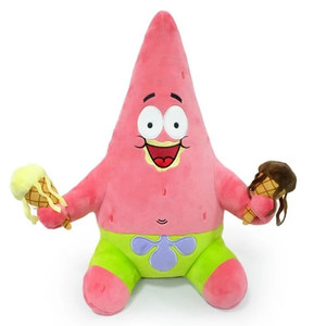 Kidrobot - HugMe Plush - Spongebob Squarepants - 16" Patrick w/ Ice Cream