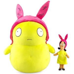 Kidrobot - HugMe Plush - Bob's Burgers - 16" Kuchi Kopi & Louise (Shake Action)