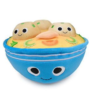 Kidrobot - Yummy World Plush - 10" Moshe Matzo Ball Soup Interactive Plush