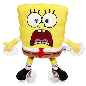 Kidrobot - Window Clinger Plush - SpongeBob SquarePants - 8" Scared SpongeBob